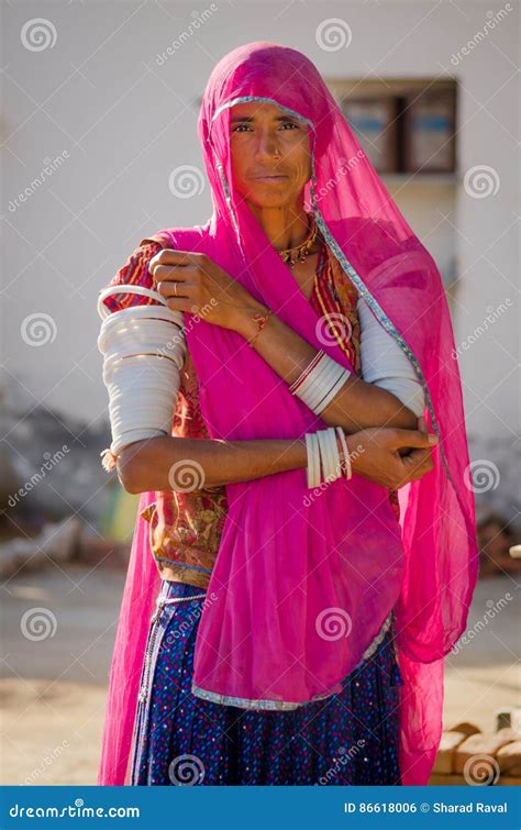 Rajasthani Woman Editorial Photo Cartoondealer