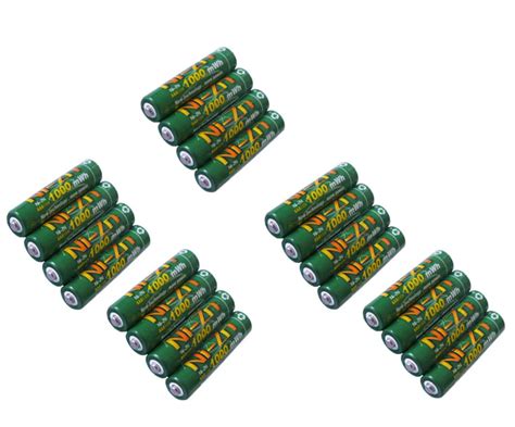 Pcs Lot V Aaa Mwh Rechargeable Battery Nizn Ni Zn Aaa V