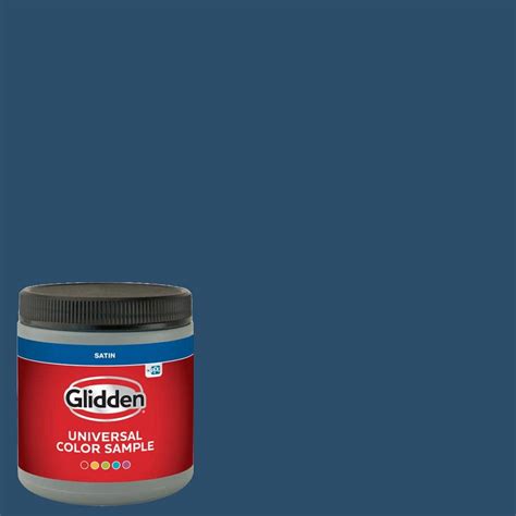 Glidden 8 Oz Ppg1156 7 Celestial Blue Satin Interior Paint Sample Ppg1156 7p 16sa The Home Depot