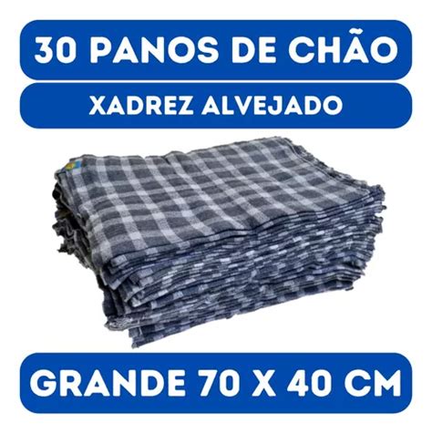 Pano De Ch O Grande Xadrez X Cm Kit Saco Duplo Ev