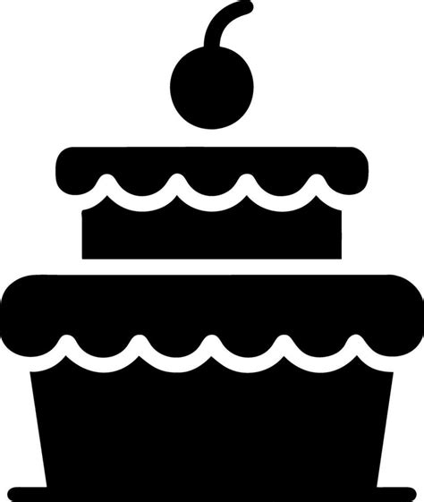 Cake Icon Vector 36174440 Vector Art At Vecteezy