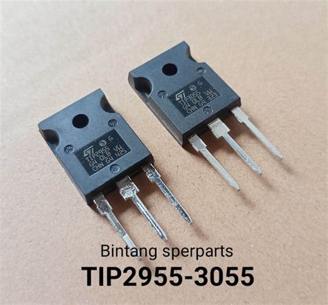 Transistor Tip 2955 Tip 3055 Rrt Ii China Satu Pasang Tip2955 Tip3055