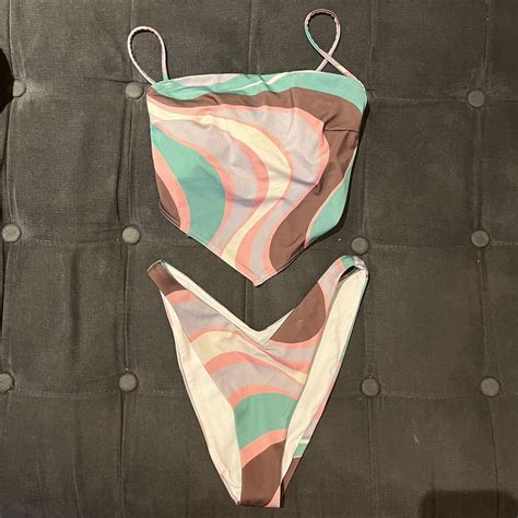 SOLD OUT ASOS Bikini With Halter Style Top Worn A Depop