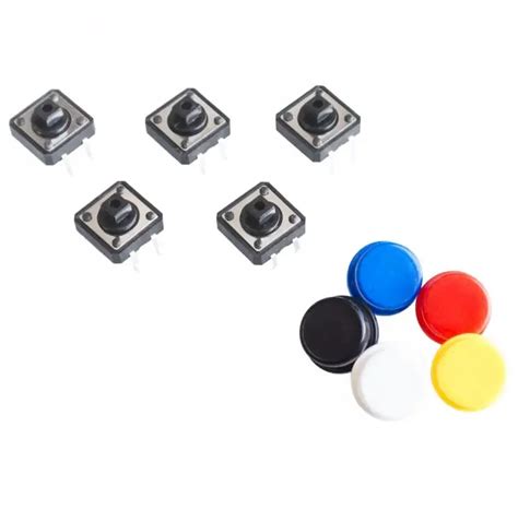 Pcs Plastic Tactile Switch Pcb Tact Push Button Momentary Switch