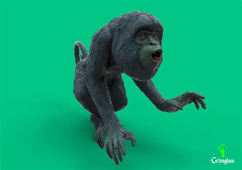 ArtStation - Howler Monkey (Black) | Resources