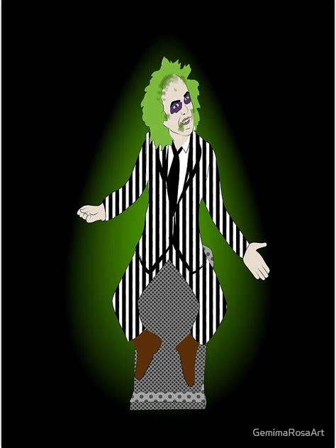 Beetlejuice Poster For Sale By Gemimarosaart Redbubble