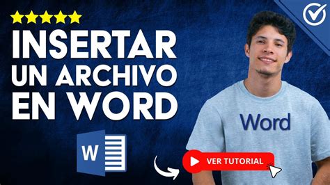 Cómo INSERTAR un ARCHIVO en WORD Agiliza tu uso de Word YouTube