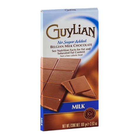 Guylian No Sugar Added Belgian Milk Chocolate Bar Reviews 2022