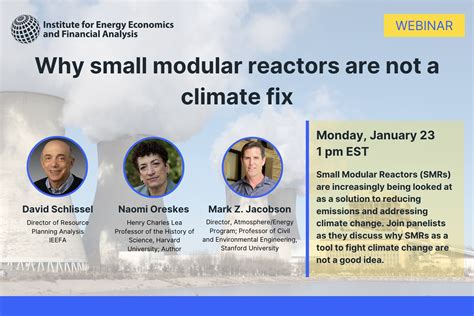 Save The Date Webinar Why Small Modular Reactors Are Not A Climate