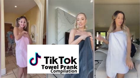 Funny Towel Prank Tik Tok Compilation Hilarious Youtube