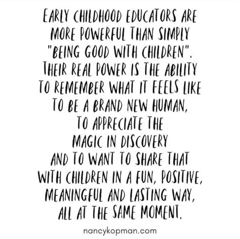 Early Childhood Jobs, Early Childhood Teacher Quotes, Early Years ...