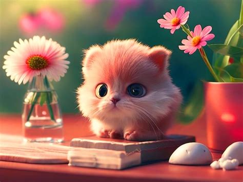 Premium Photo Desktop Cute Wallpaper Hd Free Image