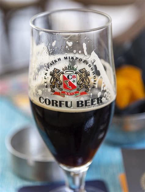 Corfu Beer Glass We Spent A Nice Day In Corfu Greece Duri… Flickr