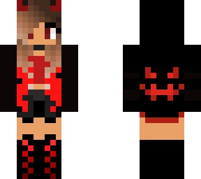 cute halloween girl | Minecraft Skin