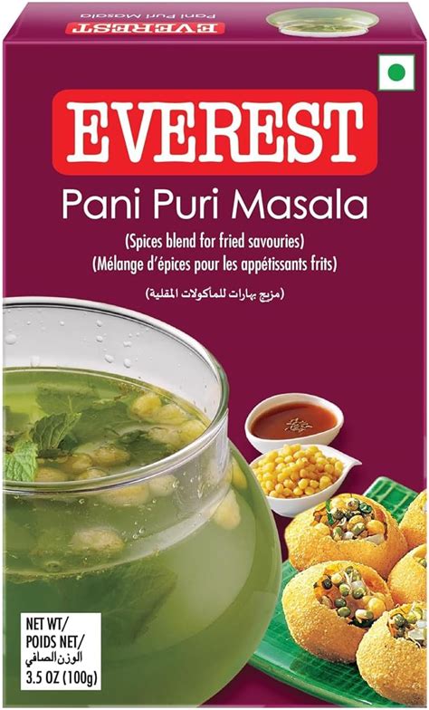 Everest Pani Puri Masala 50g Amazon Co Uk Grocery