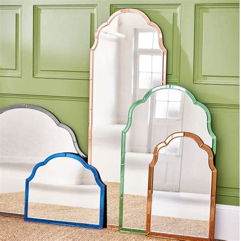 Mirrors Oliver Bonas Stained Glass Mirror Mirror Wall Green Wall