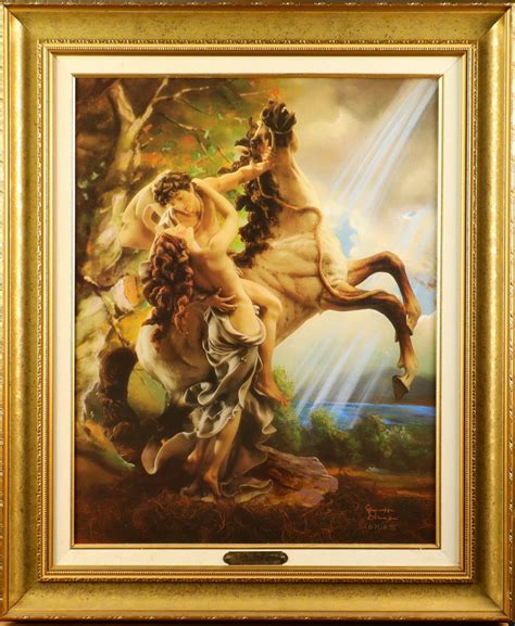 Sold At Auction Giuseppe Armani The Embrace Signed And Numbered 671675 Art With Coa