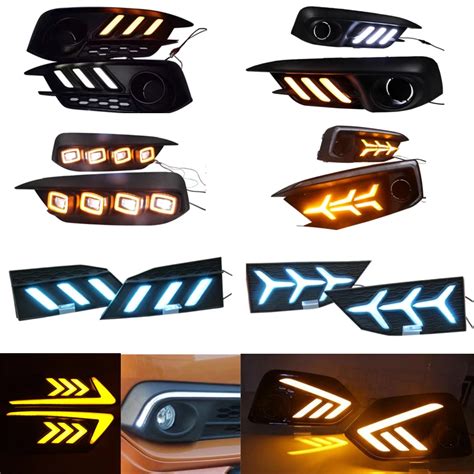 Car Led Drl Daytime Running Lights Rear Bumper Brake Light Tail Light Fog Lamp For Honda Civic