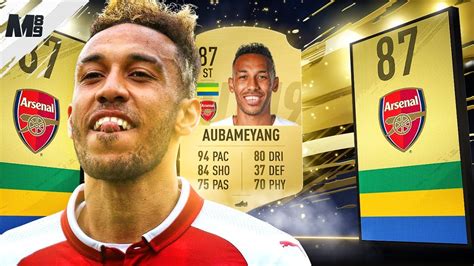 FIFA 19 AUBAMEYANG REVIEW 87 AUBAMEYANG PLAYER REVIEW FIFA 19