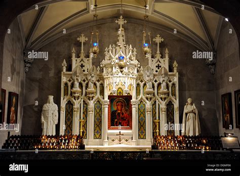 Side Altar Of St Patricks Cathedral Manhattan New York City New