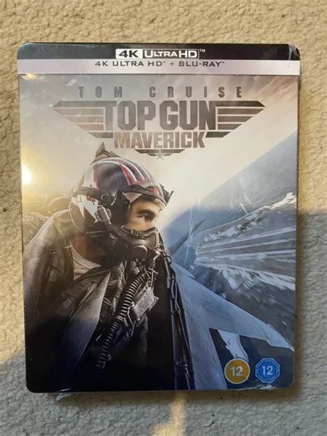 TOP GUN MAVERICK 4K Ultra HD Blu Ray Limited Edition Steelbook UK