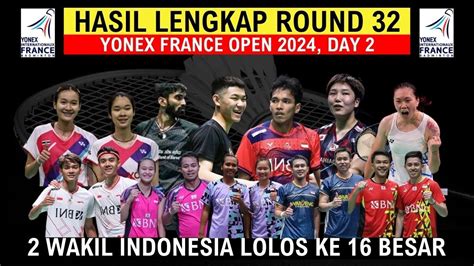 Hasil Lengkap Round 32 French Open 2024 Hari 2 YouTube