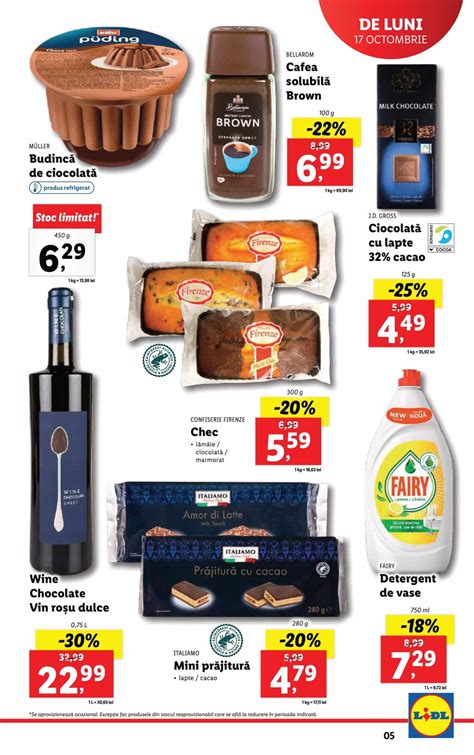 Oferte Lidl De Luni Octombrie Promotii Lidl Reduceri Online