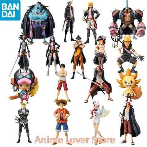 Bandai Banpresto Original One Piece Dxf Film Red Luffy Usopp Sanji Nami Jinbe Shanks Uta Zoro