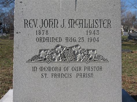 Rev Fr John J McAllister 1878 1943 Find A Grave Memorial