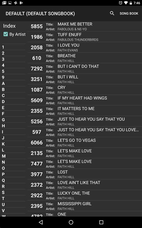 Karaoke Songbook The Sound Guy 3