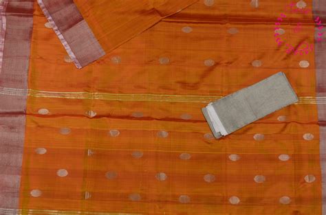 Tvis And Bliss Dual Shade Yellow Uppada Silk Saree With Silver Butta