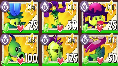 All Shadow Plants Mastery Level Power Up In Plants Vs Zombies 2 Arena