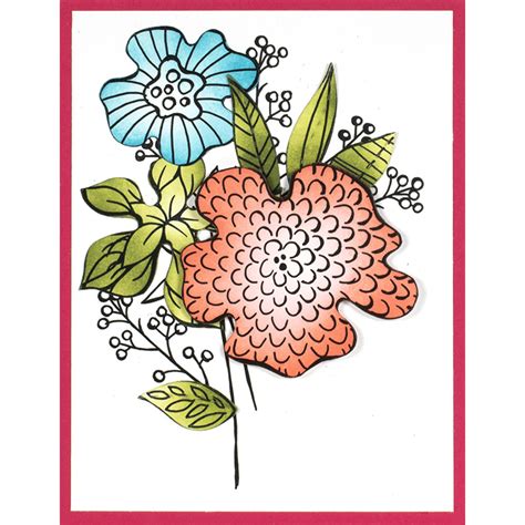 Stampendous Floral Parts Perfectly Clear Stamps