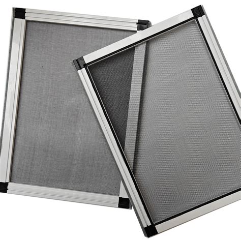 Hot Selling Aluminum Retractable Sliding Fly Insect Screen Window Frame