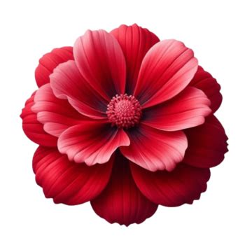 Red Dahlia Flower Clipart Watercolor Image Red Dahlia Flower Red