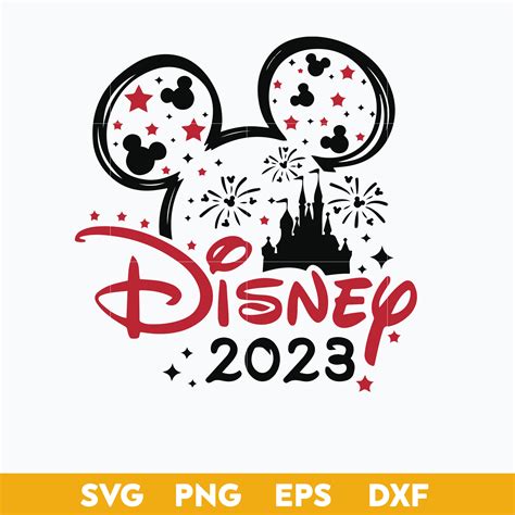 Disney 2023 Svg Mickey Disney Castle Svg Mickey Mouse Svg Inspire