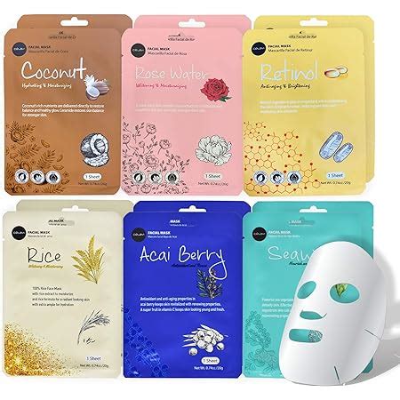 Amazon Celavi Essence Facial Face Mask Paper Sheet Korea Skin