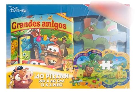 Busca Y Encuentra Rompecabezas Gigante Disney Amigos Env O Gratis