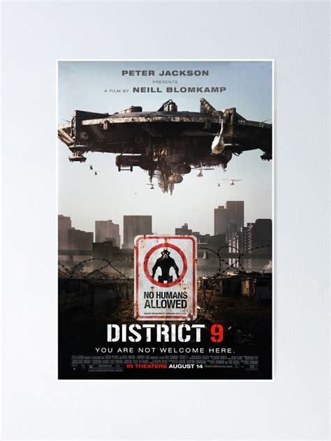 "District 9 - movie poster" Poster for Sale by fdfv | Redbubble