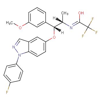 2 2 2 Trifluoro N 1R 2S 1 1 4 Fluorophenyl 5 Indazolyl Oxy 1 4