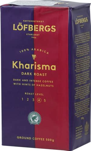 Lofbergs Lila. Kharisma (молотый) 500 гр. мягкая упаковка - Чай&Кофе ОПТ