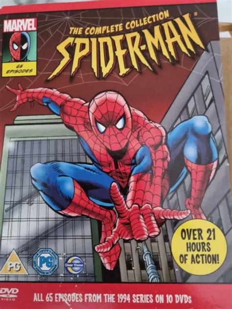 Spider Man 1994 Complete Dvd Collection Series 1 5 Animated 1995 Season