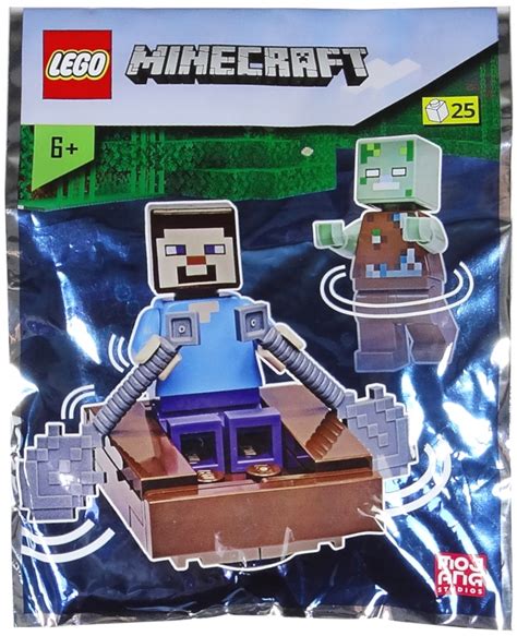 LEGO MINECRAFT FIGURKA STEVE TOPIELEC SASZETKA 14042891877 Allegro Pl