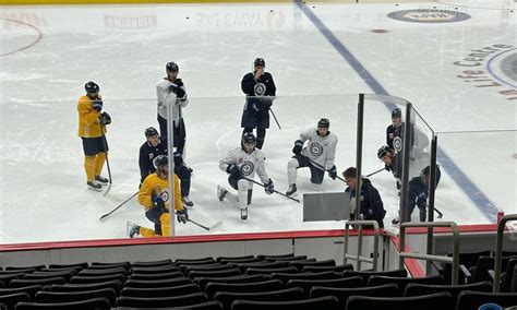 Winnipeg Jets Practice Report Illegal Curve Hockey