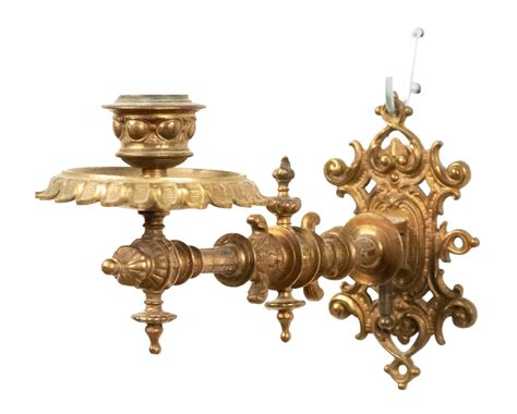 American Victorian Eastlake Bronze Wall Sconce