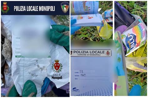 Monopoli Documenti Fiscali E Buste Paga Tra I Rifiuti Abbandonati