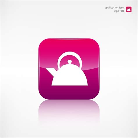 Premium Vector Teapot Icon Coffee Pot Symbol