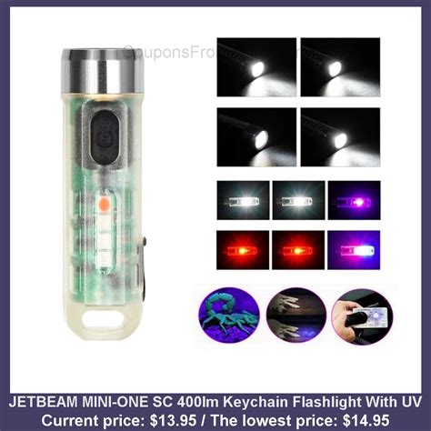 JETBEAM MINI-ONE SC 400lm Keychain Flashlight With UV for 13.95 USD ...