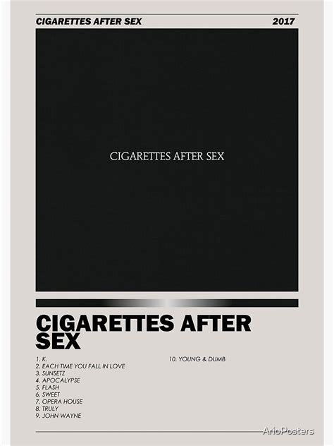 Self Titled Album Cigarettes After Sex Album Poster More Poster For Sale By