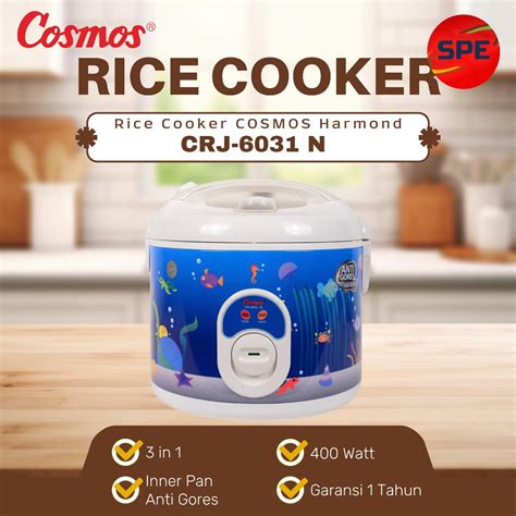 Jual Rice Cooker Cosmos Harmond CRJ 6031 Shopee Indonesia